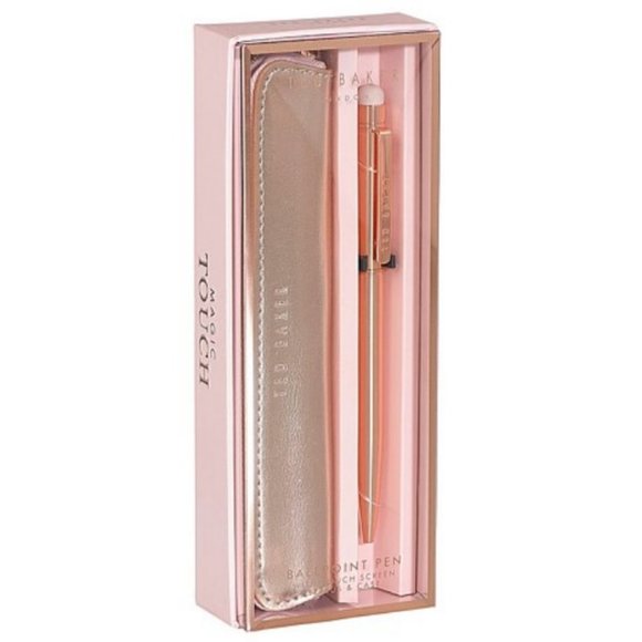 ted baker magic touch touch screen slim pen and pouch rose gold nwt - Picture 2 of 3